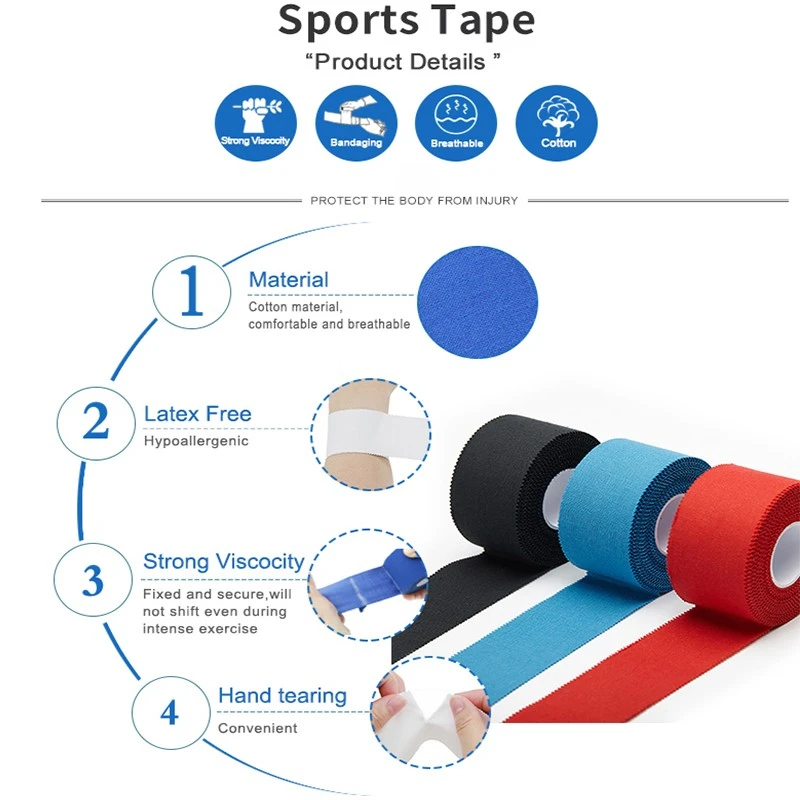 detail of rock climbing finger tape